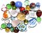 200 Pieces High Temperature Nichrome Wire Jump Rings, 21 Gauge with a Plastic Storage Box, U Hanger Hooks for Hobbyists DIY Pendant, Ceramic Ornaments, Fusing in Glass